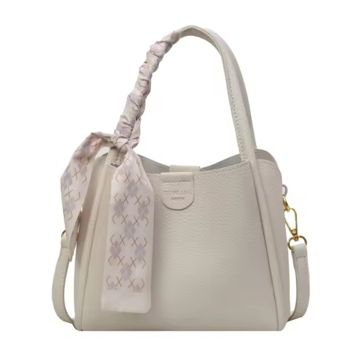 Bolso de mano de cesta de verduras popular de este año para mujer 2025 nuevo bolso de cubo de cuero suave bolso de mensajero de hombro de viajero - 1
