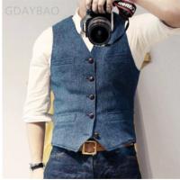 Chaleco sin mangas para hombre, chaleco Retro, abrigos para hombre, abrigo para hombre, ropa para hombre, chaquetas, ropa, chalecos acolchados tácticos para hombre, - details 4