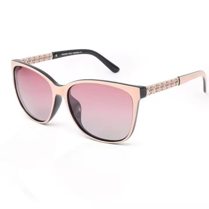 Gafas de Sol polarizadas with Montura de Memoria TR para Mujer, diseño único, Protección Contra Rayos UV 400 - 1