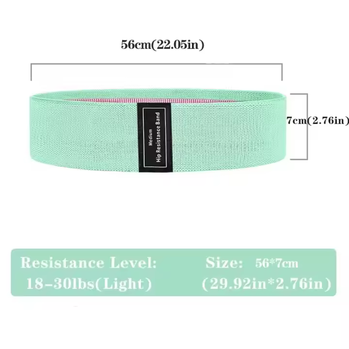 Banda de resistencia física para expansión de glúteos, tela de Fitness, banda de goma, entrenamiento elástico, adecuado para ejercicio en casa, equipo deportivo - 1