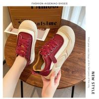 Moda 2025 nuevos zapatos de mujer versátiles transpirables zapatos deportivos casuales de moda con suela gruesa rango de tamaño adulto - details 0