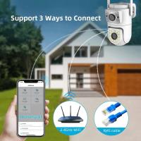 Cámara Tuya 10MP De Doble Lente 5G Wifi PTZ Para Exteriores 4K Con Doble Pantalla, Protección De Seguridad, Cámaras IP, Visión Nocturna A Color, Videovigilancia - details 10