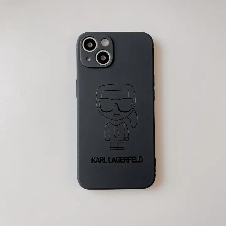Funda de teléfono con relieve de TPU de dibujos animados para iPhone 16 Pro 14Pro max 13 Pro max 11 15 Pro 12 Promax 7 8 Plus XR XS borde recto carcasa suave. - 1