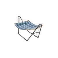 Columpio con dosel, balancín de jardín exterior de 3 plazas con cojín extraíble y toldo ajustable en ángulo, impermeable, carga máxima 250 kg, negro. - details 11