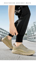 2025 primavera nuevos zapatos de los hombres zapatos deportivos antideslizantes absorción de golpes botón giratorio al aire libre senderismo zapatos de senderismo zapatos de jogging de los hombres - details 4