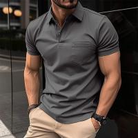 Polo de Moda para Hombres Verano 2025 Estilo Deportivo con Bolsillo en el Pecho - details 4