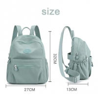 Bolso de moda para mujeres, mochila pequeña para damas, mochila multifuncional de gran capacidad, bolso de viaje, bolso escolar, - details 0