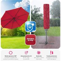 Parasol Ajustable para Protección UV Ventilación Superior Ideal para Jardín, Terraza Exterior, Patio - details 12
