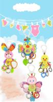 Sonajeros de animales para bebés, juguetes con cascabel para coches de bebés, peluches para niños de 0 a 12 meses - details 0