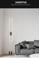 Tira de LED moderna y minimalista, lámpara de pared de cobre para sofá, sala de estar, fondo, dormitorio, mesita de noche, pasillo - details 0