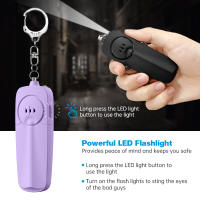 Alarma de Defensa Personal Awapow de 130dB Llave de Alerta Sonora para Mujeres y Niños - details 1