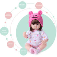 Muñecas Reborn de simulación realista, ropa de dormir para bebé recién nacido, Mini muñeca para niños, regalos de cumpleaños - details 5