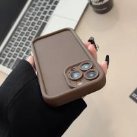 Funda de teléfono con estilo para iPhone, cubierta protectora delgada a prueba de golpes, Beige, marrón, negro, 15, 14, 13, 12, 11 Pro Max Plus, 7, 8, SE, X, XR, XS Max - details 2