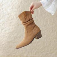 Nuevas botas occidentales británicas de tacón medio - details 10