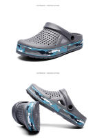 Nuevas Sandalias de Verano para Hombre Antideslizantes, Moda Coreana, Zapatos de Suela Gruesa con Agujeros para Exteriores - details 8