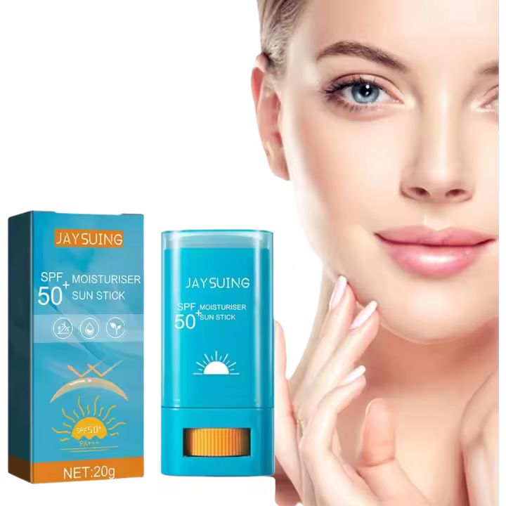 Protector solar hidratante, protección de aislamiento de varilla, impermeable, a prueba de sudor, resistente a los rayos UV, refrescante y no pegajoso - 1