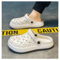 Chanclas de verano para Hombre, zapatillas antideslizantes para exteriores, sandalias de playa ligeras informales, zapatillas para el hogar, Pantuflas deslizantes para estudiantes para Hombre - details 13