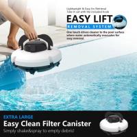 Robot limpiador de piscinas inalámbrico, aspirador automático, cepillos eléctricos para exteriores, recarga de 5200mAh - details 1