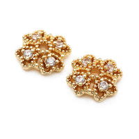 Accesorios de Joyería DIY de Alta Calidad Abalorios de Cuarzo de Brasa Dorada de 18K - details 14