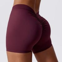 Pantalones Cortos Atleticos de Nylon Estilo Yoga para Levantar Glúteos - details 6
