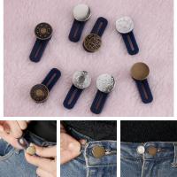 Pantalones de maternidad Vintage de 2 piezas, faldas, Jeans, botón retráctil, ganchos extensores, accesorios de costura - details 6