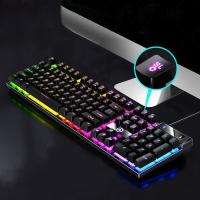 Teclas Anti-ghosting e-sports periféricos de ordenador teclado impermeable para juegos Teclado retroiluminado teclado con cable Teclado mecánico - details 1
