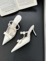 Suave punta cabeza arco stiletto tacones altos nueva bolsa cabeza media zapatillas muller zapatos zapatos de mujer - details 8