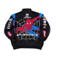 Suzuki motocicleta 2024 Protector de cierre de cremallera forro a prueba de viento patrón impreso Unisex invierno cálido chaqueta de carreras de lana - details 1