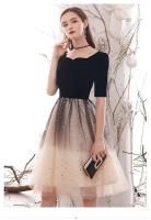Vestido de noche con degradado de cielo estrellado, nuevo estilo de verano, vestido francés pequeño, de gama alta, elegante, pequeño y Popular - details 12