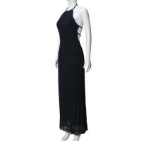 51618 Vestido largo de mujer sin espalda de tela plisada con personalidad nueva y transpirable con lazo de hoja de loto - details 34