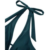 New Sexy Deep V One Piece Swimsuit Women Mesh Backess Swimwear Female Monokini Bathers Bathing Suits Summer Beach Wear - details 18