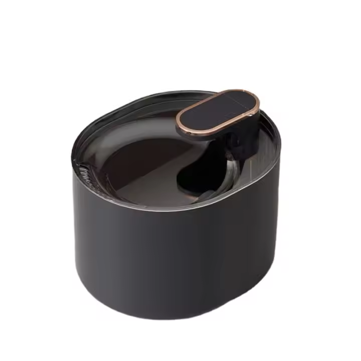 Fuente de agua automática con luz LED para mascotas, alimentador de agua potable Ultra silencioso, USB, eléctrico, silencioso, 3L - 1