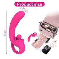 Empaque privado Vibrador Dildo Sexy Para Lamer Vibro Lengua hine Juguetes para Clítoris Varita de Clítoris Masturbador Sexual Sugador Estimulador Punto G Femenino - details 3