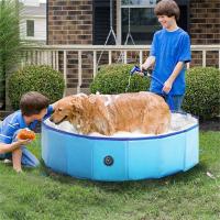 Piscina antideslizante para mascotas, piscina plegable para perros, bañera impermeable para niños - details 7