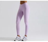 Mallas de Yoga para mujer, Leggings deportivos de cintura alta, elásticos, sin costuras, para gimnasio - details 2