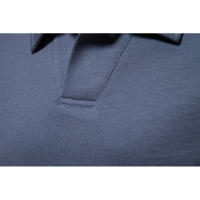 Tops casuales de color sólido con cuello de manga larga para hombre, solapa de moda, ropa versátil, primavera y otoño, nuevo - details 9