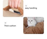 Cama cálida cerrada para perros pequeños y medianos, cueva impermeable plegable, casa extraíble, nido para gatos, cesta, suministros para mascotas - details 10