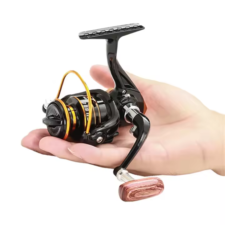 Carrete de Pesca Mini de 800 Tamaño Adecuado para Pesca de Lubina Lucio Cangrejo - 1
