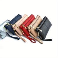 Bolso Bandolera de Lujo para Mujer con Bloqueo RFID - Correa de Hombro Ajustable, Cierre de Doble Cremallera, Bolso de Mano Azul Marino y Negro con Herrajes Dorados para Uso Diario y Formal, Bolso Bandolera - details 4
