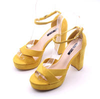 Calzados Soraia Sandalia Antelina Mujer Fiesta Tacón Cerrado Hebilla Moda 2023 - details 6