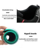 Zapatillas de seguridad ligeras y transpirables con puntera de acero, diseño antiperforación y antigolpes, zapatos de trabajo para hombres - details 10