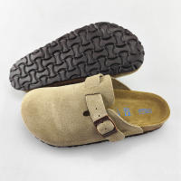 Zapatillas de Cuero Suave Antideslizante Zapatos de Playa para Hombres y Mujeres en Verano - details 7