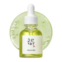 Suero calmante hidratante de té verde, utilizado para pieles sensibles, acné y piel estimulada por rayos UV. Cuidado diario de la piel de hombres y mujeres coreanos. - details 0