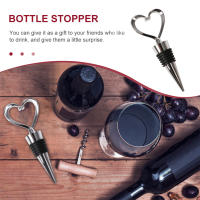 Tapón de Botella de Vino Reutilizable en Forma de Corazón y Bola de NewHeart Tapa de Botella de Vacío Sellada para Amantes de el Vino y Champán - details 1