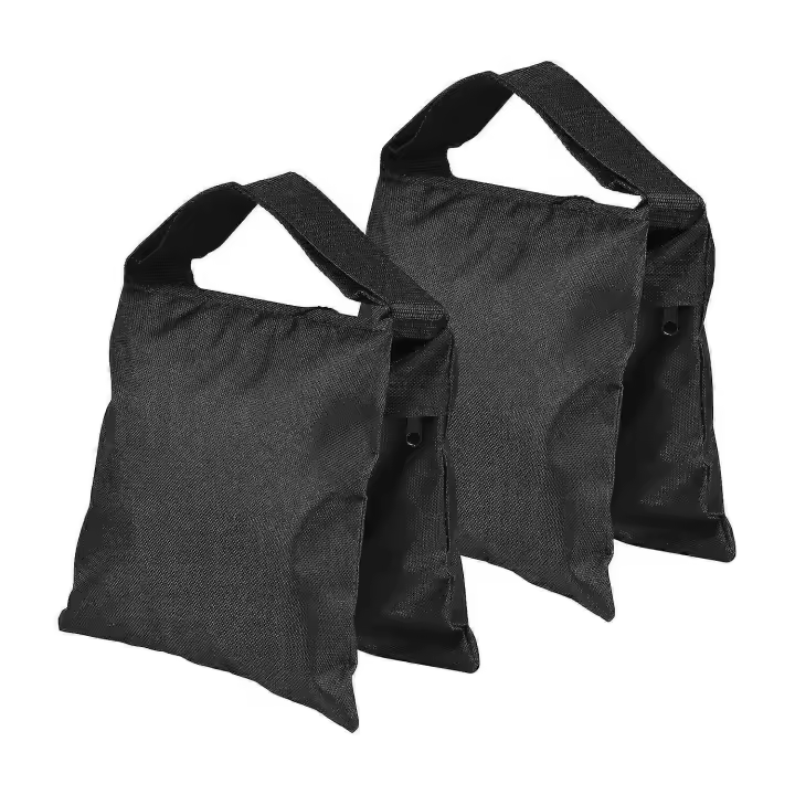 Bolsas de peso para fotografía, bolsa de arena de contrapeso, bolsa de arena resistente para estudio de fotografía, 2 uds. - 1