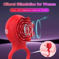 Massage Vibrating Sex Toys for Couple Flirting Adjustable Penis Vibrators G-spot Clitoral Stimulator Male Delayed Ejaculation Adult Products - details 0