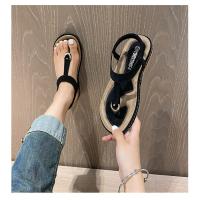 Sandalias Planas para Mujer 2025 Chanclas de Playa con Hebilla Metálica y Bordado - details 10