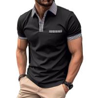 POLO informal de verano para hombre, camiseta de manga corta, top - details 1