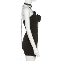 Cadera de mujer, bolso de hombro de una sola línea, plisado, color sólido, nuevo - details 5