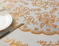 4/6/8/10 Seater Mantel Table Cloth Round Dining Table Cover Waterproof Oil Proof Tablecloth - details 6